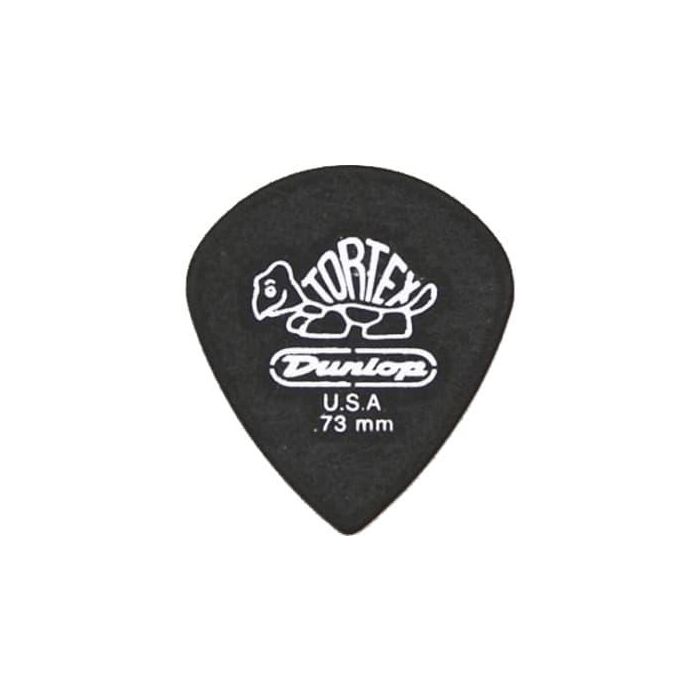 Dunlop Pack 12 Unidades Púas Tortex Jazz Pitch Black - 0,73Mm