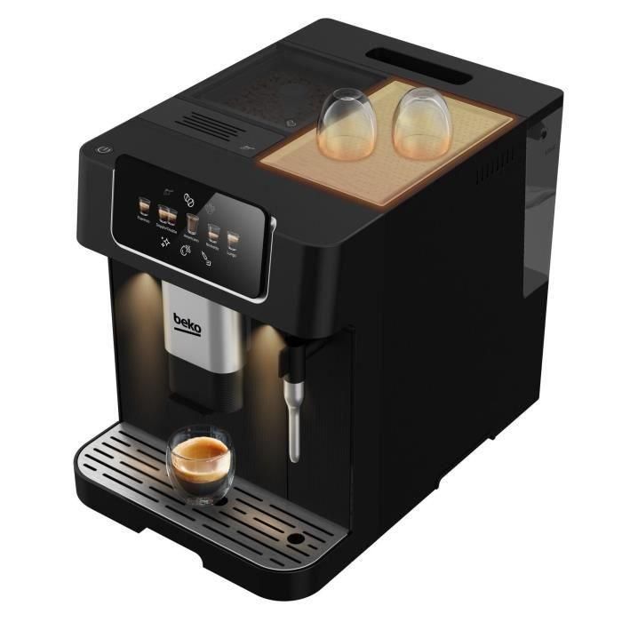 Cafetera con molinillo - BEKO - CEG7302B - 1350 W - 19 bares - Negra 4 Cafetera con molinillo - BEKO - CEG7302B - 1350 W - 19 bares - Negra 4