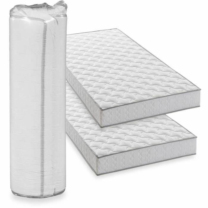 Deko Dream 110098480 | Juego de 2 Colchones de Espuma Hahtuva de 14 cm de Grosor, con 5 Zonas de Confort - Tamaño 90x190 cm