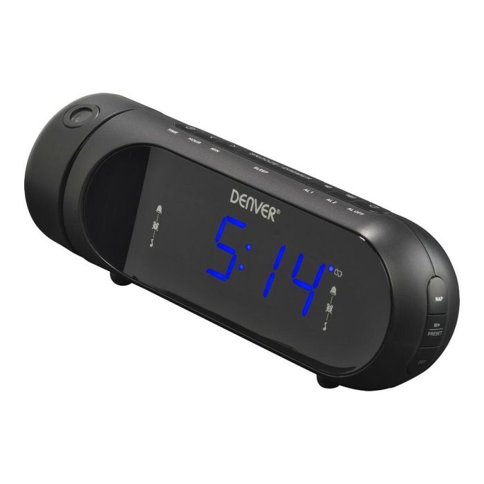 Radio Despertador FM Denver Electronics CPR-700 Negro 3