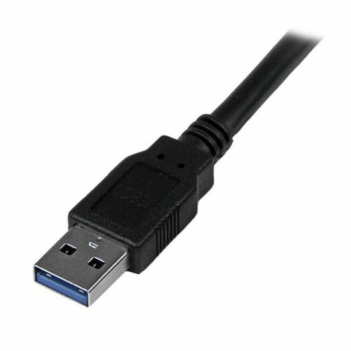 Cable USB A a USB B Startech USB3SAB3MBK 3 m Negro 1