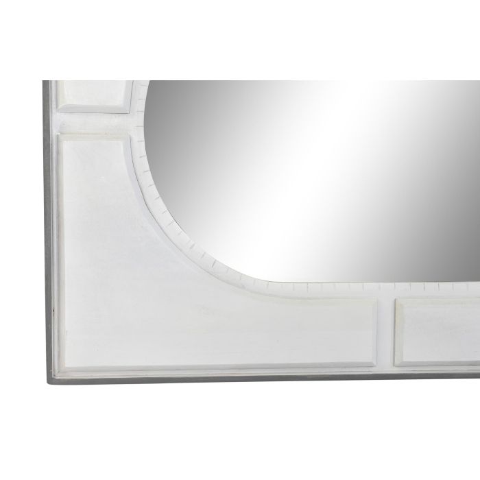 DKD Home Decor Espejo Moderno de Pared Colección Cruz Rombo Blanco en Madera de Mango 154 x 94 x 4 cm 2