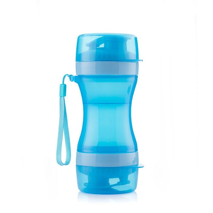 Botella con Depósito de Agua y Comida para Mascotas 2 en 1 Pettap InnovaGoods Botella con Depósito de Agua y Comida para Mascotas 2 en 1 Pettap InnovaGoods