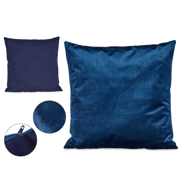 Giftdecor Cojín de Terciopelo Azul 60x60 cm - Poliéster (4 Unidades) Giftdecor Cojín de Terciopelo Azul 60x60 cm - Poliéster (4 Unidades)