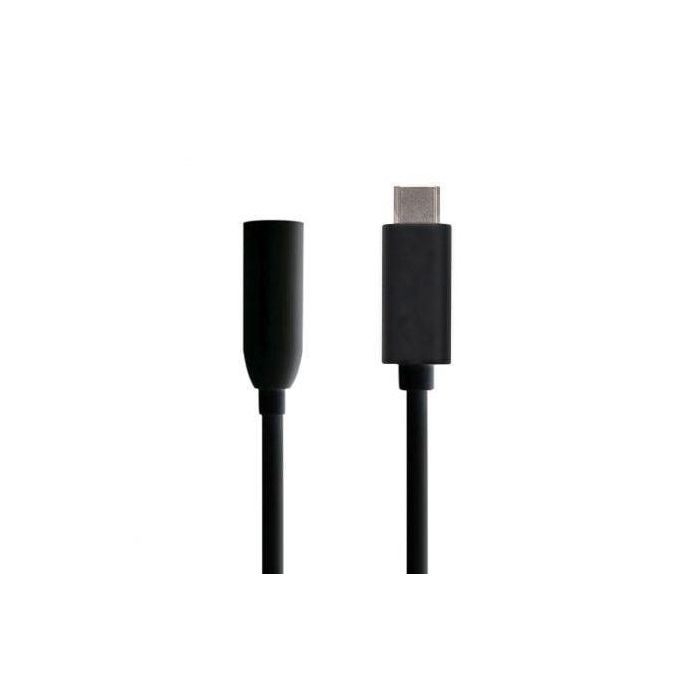 Adaptador USB-C a Jack 3.5 mm Aisens A109-0348 Negro 15 cm (1 unidad) 1