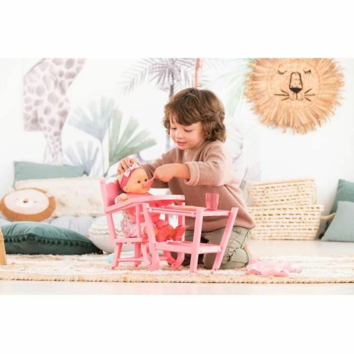 Corolle COR4062013141299 Silla Alta Rosa para Muñecos de 36-42 cm, Accesorio Comidas Juguete Niños 3+ Años 1 Corolle COR4062013141299 Silla Alta Rosa para Muñecos de 36-42 cm, Accesorio Comidas Juguete Niños 3+ Años 1
