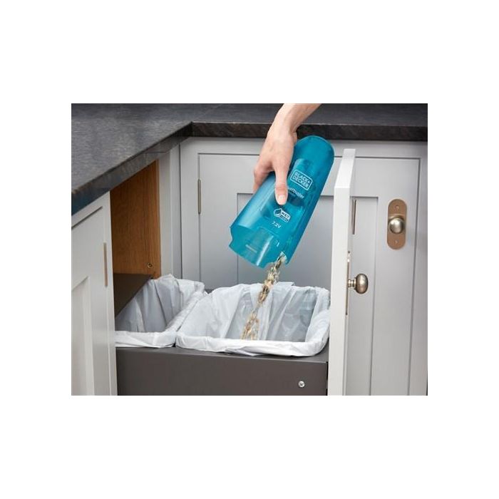 Black+Decker WDC-215-WA Aspirador de mano sin cable 7.2V. Recogetodo Dustbuster aspira líquidos y sólidos con batería de Litio 9
