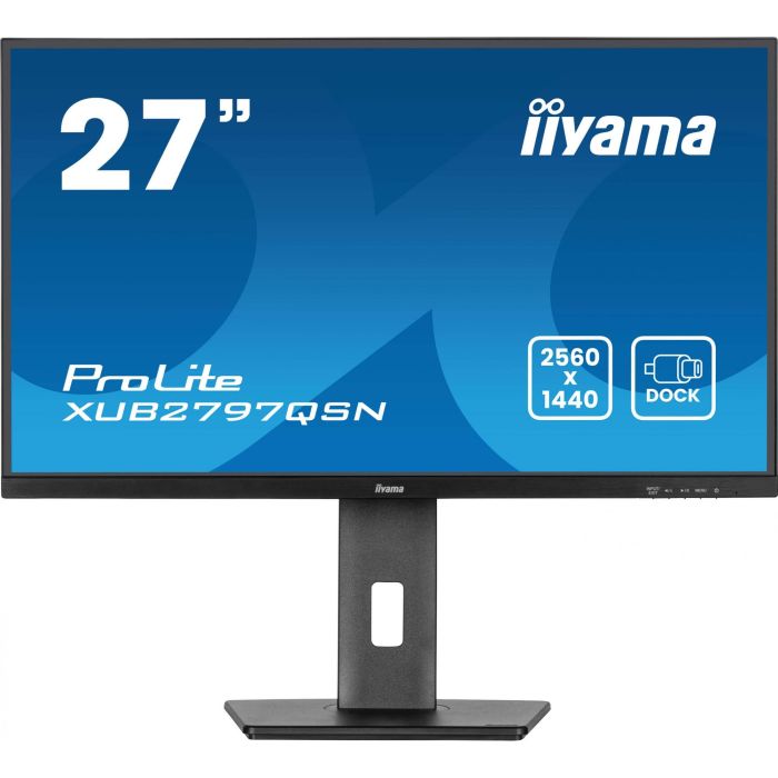 Iiyama ProLite XUB2797QSN-B2 Monitor IPS 27" 2K Ultra HD, USB-C, 65W, Altavoces, Negro 1 Iiyama ProLite XUB2797QSN-B2 Monitor IPS 27" 2K Ultra HD, USB-C, 65W, Altavoces, Negro 1