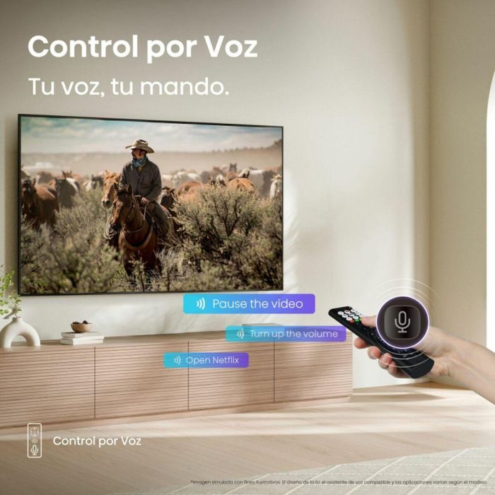 Hisense 65A6Q Televisor 65" 4K Ultra HD Smart TV Wifi Negro 330 cd/m² 7