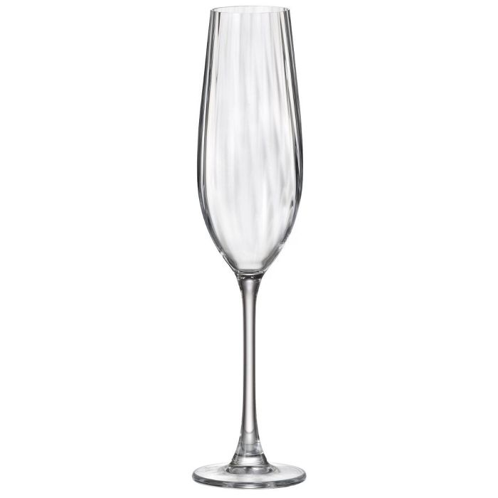 Bohemia Copa Flauta Optic de Cristalín 26 cL Transparente | Juego de 6 Unidades | Borde Fino, Apto Lavavajillas 0 Bohemia Copa Flauta Optic de Cristalín 26 cL Transparente | Juego de 6 Unidades | Borde Fino, Apto Lavavajillas 0