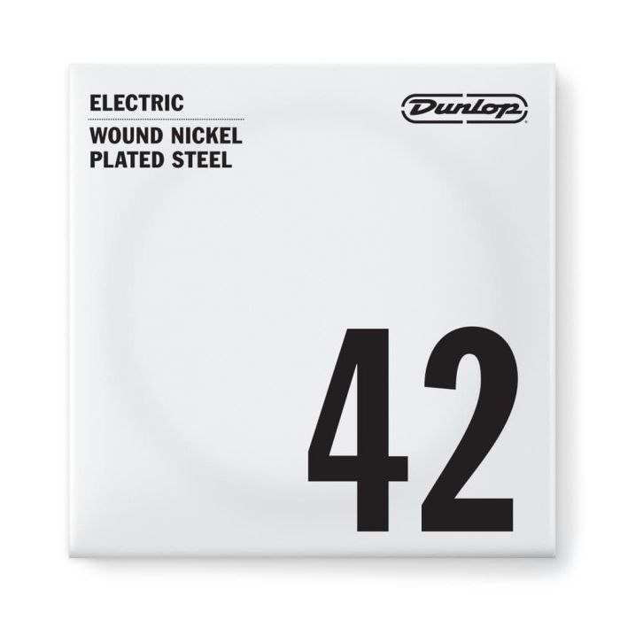 Dunlop Cuerda Eléctrica Nickel Entorchada 042 para Guitarra Acústica y Eléctrica