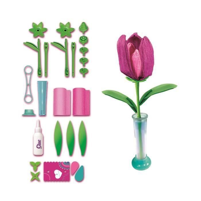Clementoni CLE8005125188789 Kit Crea tus flores Tulipán 3