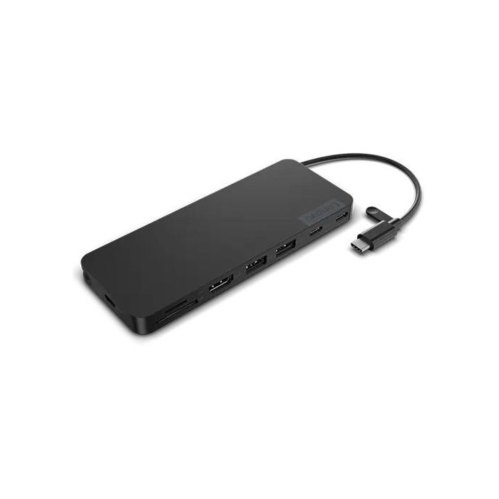 Lenovo USB-C Slim Travel Dock - Adaptador Portátil con Expansión de Puertos, Soporte para Pantallas de Alta Resolución y Carga Óptima 4 Lenovo USB-C Slim Travel Dock - Adaptador Portátil con Expansión de Puertos, Soporte para Pantallas de Alta Resolución y Carga Óptima 4