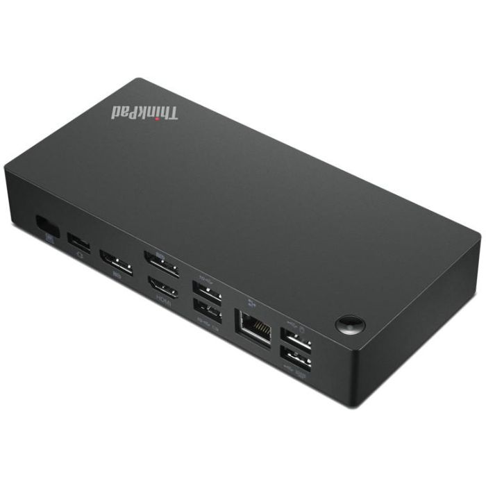 Lenovo DOCK ThinkPad Universal USB-C Dock 90W - Estación base 4K Ultra HD para 3 monitores 1