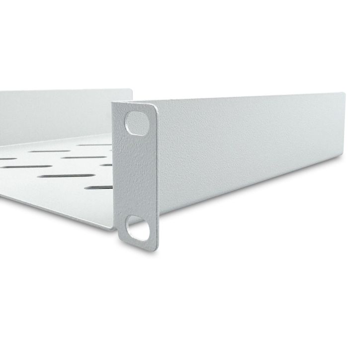 Digitus DN-97615 - Bandeja fija 254 mm (10") 1U para armario rack, fondo 160mm, gris RAL7035 3