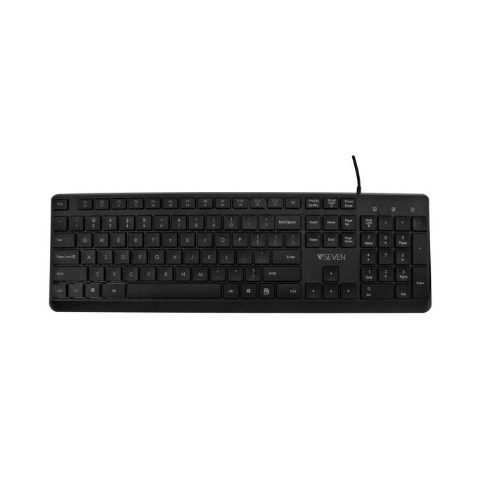 Teclado y Ratón V7 KU350US Negro Qwerty US 2