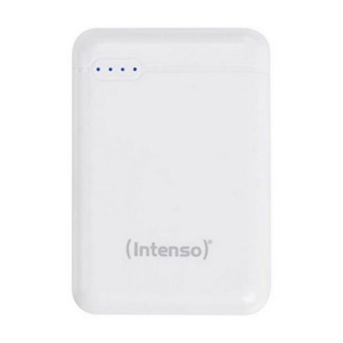 Intenso 7313532 Powerbank Portátil Li-Polímero XS10000 10000 mAh con Salida USB-A y USB-C y Entrada MicroUSB/USB-C Blanco