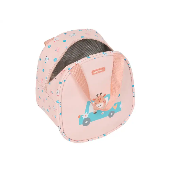 Portameriendas Térmico Safta Jirafa Coral 19 x 22 x 14 cm 3