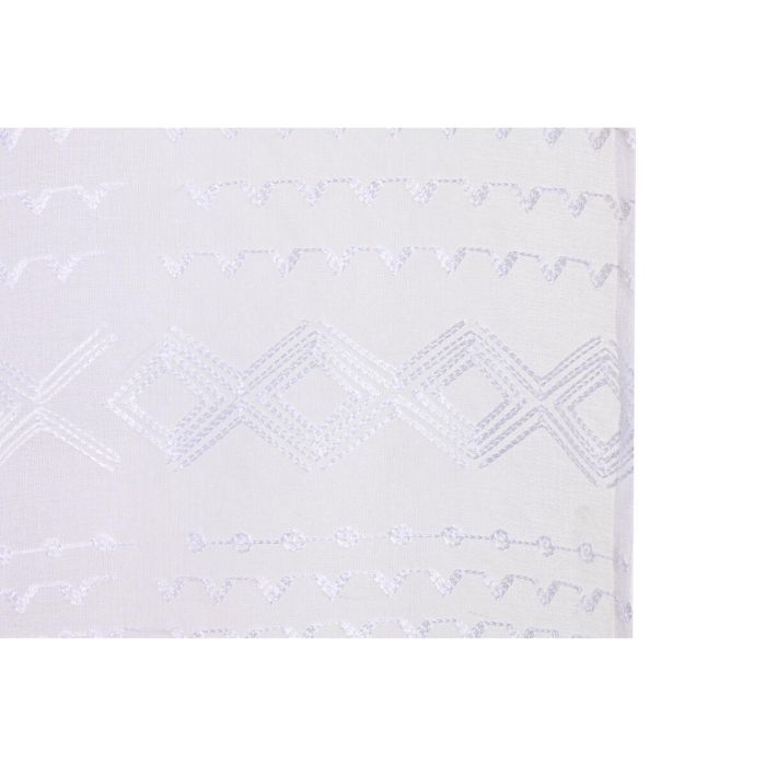 Cortina Boho DKD Home Decor Blanco 260 x 140 cm 3