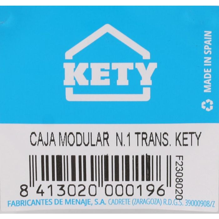 Caja de Ordenación Modular Kety T 8x8x5.3 cm - Inde (36 Unidades) 1 Caja de Ordenación Modular Kety T 8x8x5.3 cm - Inde (36 Unidades) 1