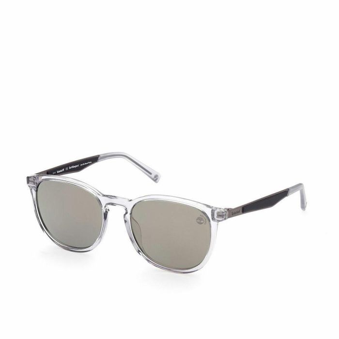 Timberland TB9235 27D Gafas de Sol para Hombre Redondas Polarizadas con Lentes Ahumadas y Protección UV