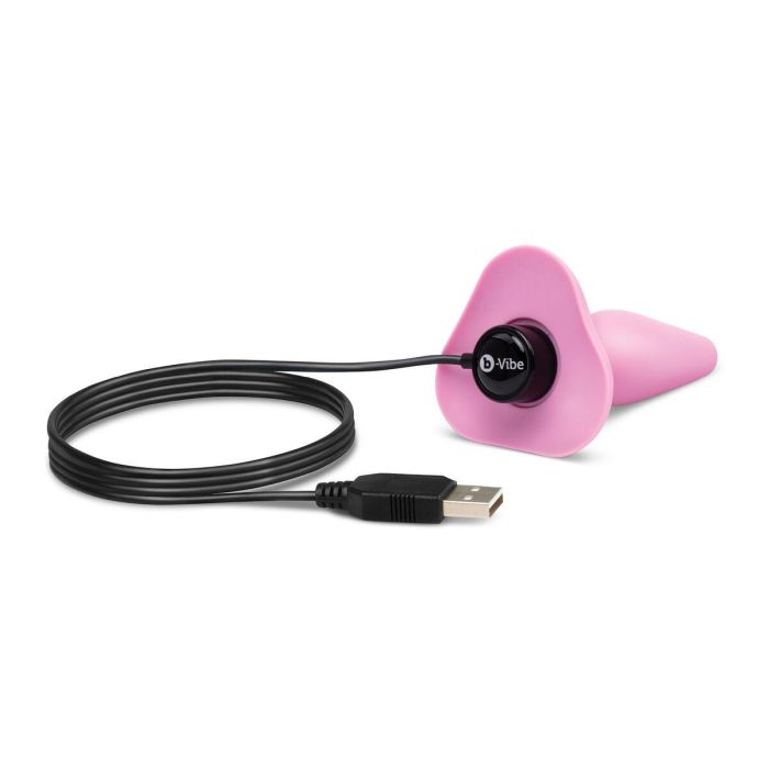 Plug Vibrador Anal B-Vibe Rosa 4