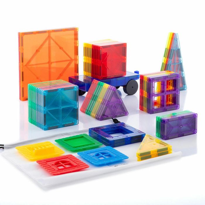 Bloques de Construcción Magnéticos 3D Magoks InnovaGoods 57 Piezas 2 Bloques de Construcción Magnéticos 3D Magoks InnovaGoods 57 Piezas 2