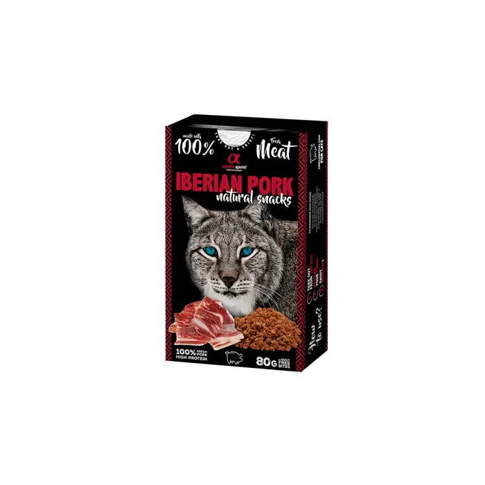 Alpha Spirit Spirit Feline Jamon Natural Snack 6x80 gr