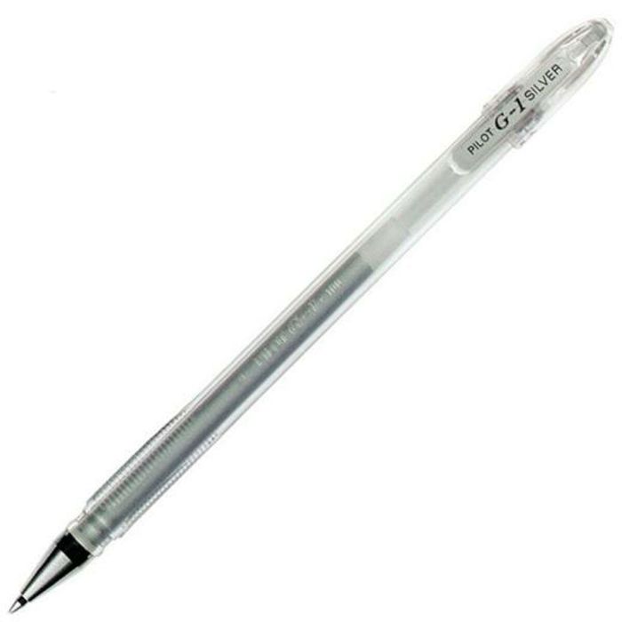 Bolígrafo Roller Pilot G-1 Plateado 0,4 mm (12 Unidades) 1 Bolígrafo Roller Pilot G-1 Plateado 0,4 mm (12 Unidades) 1