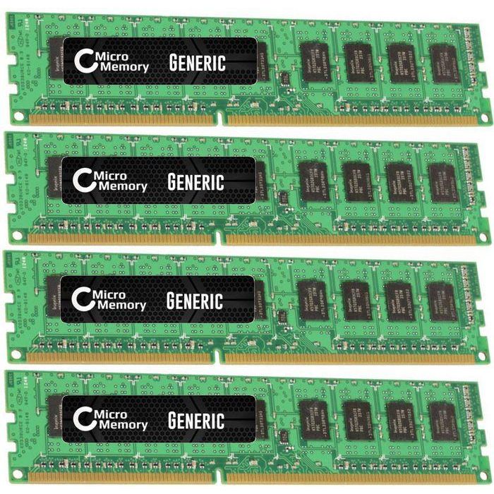 CoreParts 32GB Memory Module 1600Mhz DDR3 Major DIMM - KIT 4x8GB CoreParts 32GB Memory Module 1600Mhz DDR3 Major DIMM - KIT 4x8GB