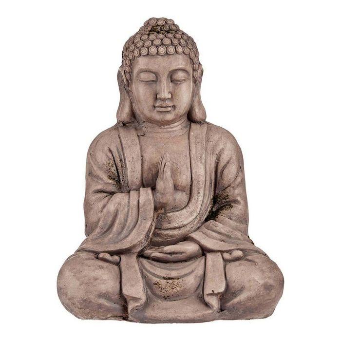 Figura Decorativa para Jardín Buda Gris Poliresina (23,5 x 49 x 36 cm) Figura Decorativa para Jardín Buda Gris Poliresina (23,5 x 49 x 36 cm)