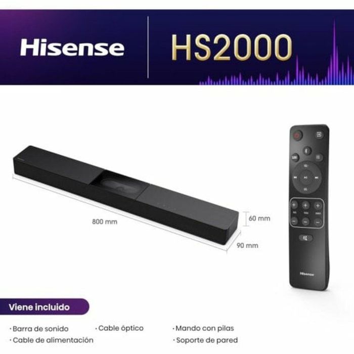 Altavoces PC Hisense Negro 8
