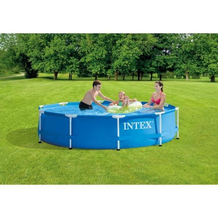 Piscina redonda metal frame con depuradora de cartucho capacidad 4485 litros 305x76 cm 1 Piscina redonda metal frame con depuradora de cartucho capacidad 4485 litros 305x76 cm 1