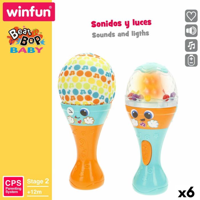Juguete Musical Winfun 7 x 17 x 7 cm (6 Unidades) 10 Juguete Musical Winfun 7 x 17 x 7 cm (6 Unidades) 10
