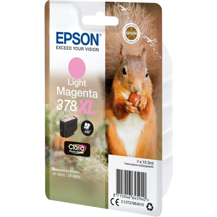 Epson Tinta Magenta Claro 378XL Claria Photo HD para XP-8500, XP-8505, XP-15000 1 Epson Tinta Magenta Claro 378XL Claria Photo HD para XP-8500, XP-8505, XP-15000 1