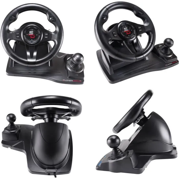 Subsonic Volante de Carreras GS550 con Pedales, Palanca de Cambios y Vibraciones - Multiplataforma 3 Subsonic Volante de Carreras GS550 con Pedales, Palanca de Cambios y Vibraciones - Multiplataforma 3
