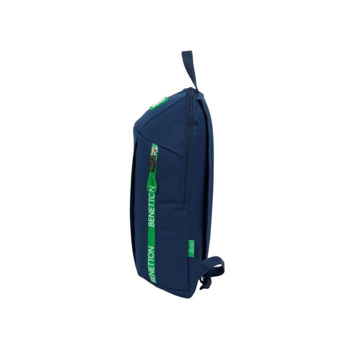 Mini Mochila Safta Con Cremallera Vertical Benetton Green 390x220x100 mm 2 Mini Mochila Safta Con Cremallera Vertical Benetton Green 390x220x100 mm 2