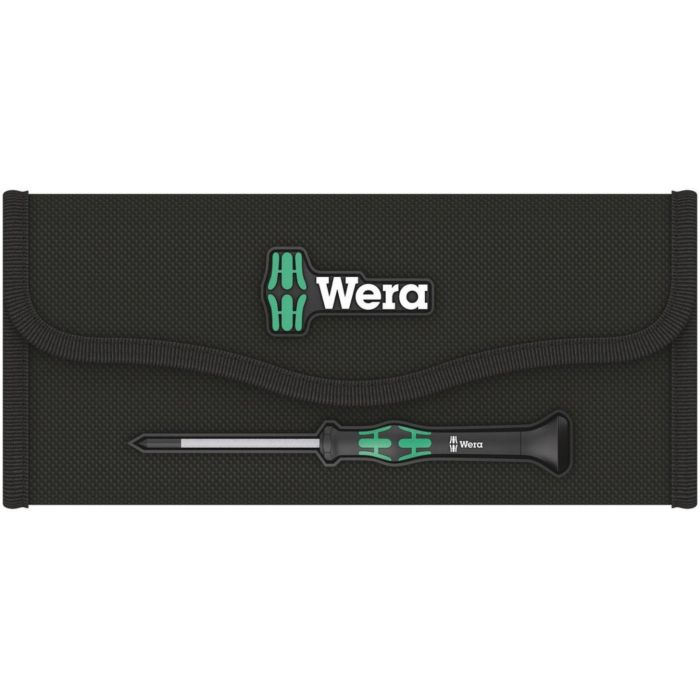 Wera Falttasche para 12 juegos Kraftform Micro - Bolsa de herramientas de textil, color negro