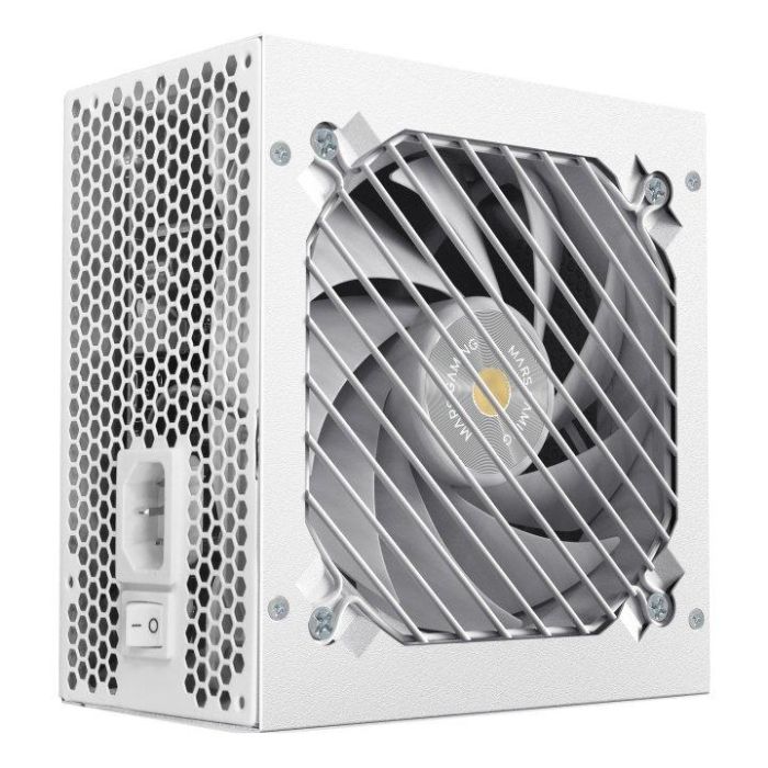 Mars Gaming Fuente de Alimentación MPB1000PSIW 1000W 80 Plus Gold Blanca ATX 3.1 PCIe 5.1 1