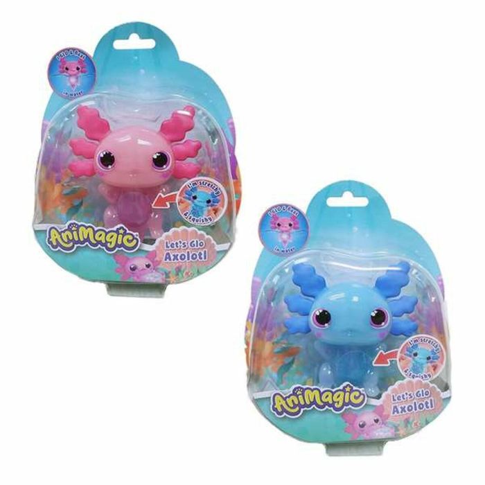 Goliath GOL8720077309432 Peluche interactivo Animagic Axolotl Aquarium 4