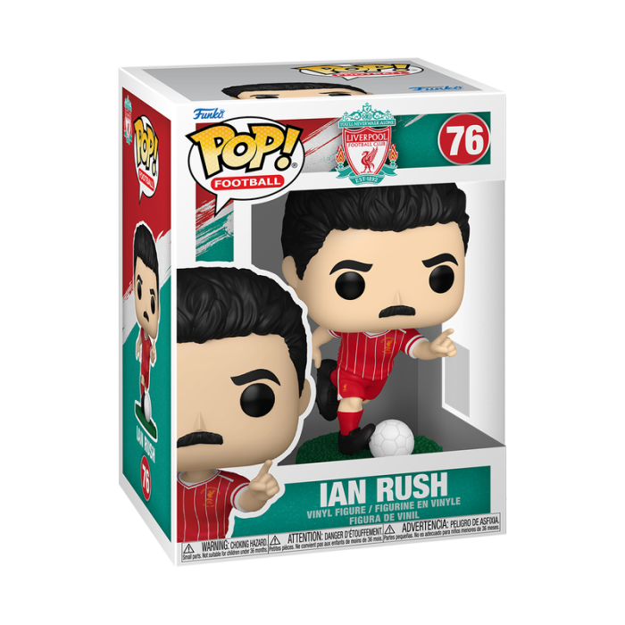 Funko POP! Football 76 Liverpool Ian Rush Figura de Vinilo Coleccionable 10.2 cm 1