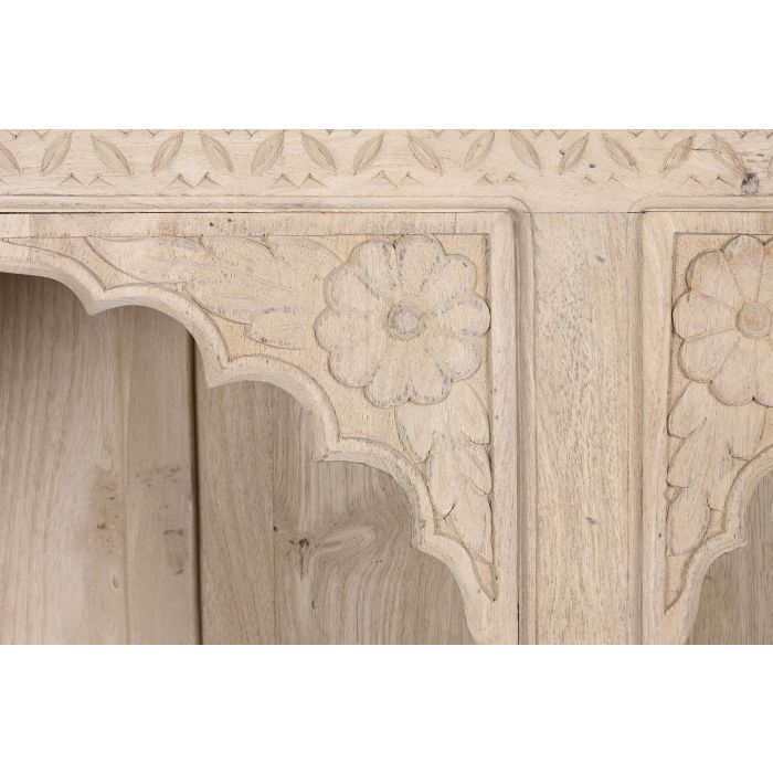 DKD Home Decor Estantería India 1c24 Item Home Madera Natural 38 x 196 x 204 cm con 2 Estanterías 4 DKD Home Decor Estantería India 1c24 Item Home Madera Natural 38 x 196 x 204 cm con 2 Estanterías 4