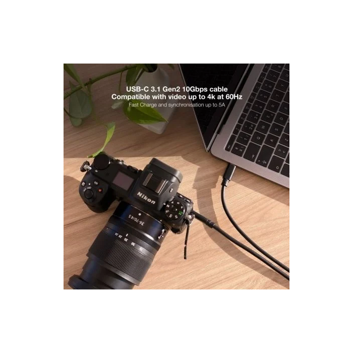 Nanocable 10.01.4103 Cable USB 3.2 Tipo-C Macho a USB Tipo-C Macho Negro 3m 100W 20Gbps 4