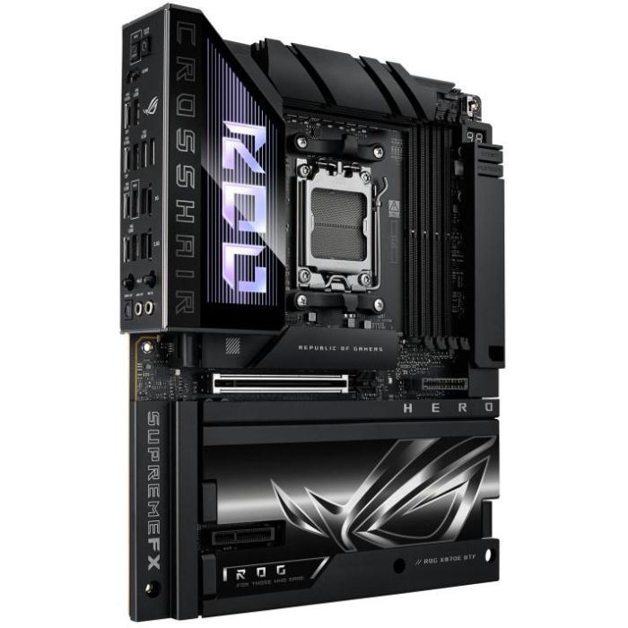 ASUS ROG CROSSHAIR X870E HERO BTF Placa Base ATX AMD X870E Socket AM5 para Procesadores AMD Ryzen Serie 7000/8000/9000 DDR5 1 ASUS ROG CROSSHAIR X870E HERO BTF Placa Base ATX AMD X870E Socket AM5 para Procesadores AMD Ryzen Serie 7000/8000/9000 DDR5 1