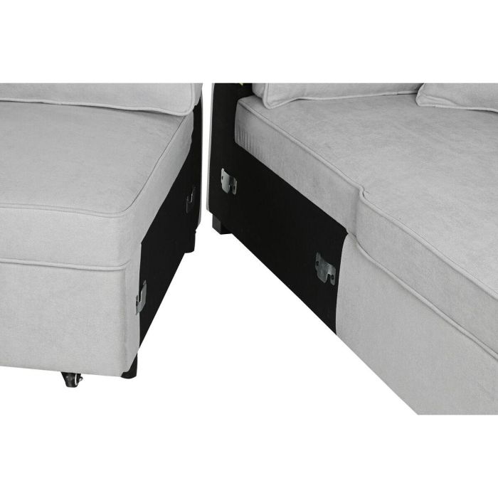 Sofá Cama Home ESPRIT Gris Moderno 298 x 154 x 92 cm 9 Sofá Cama Home ESPRIT Gris Moderno 298 x 154 x 92 cm 9