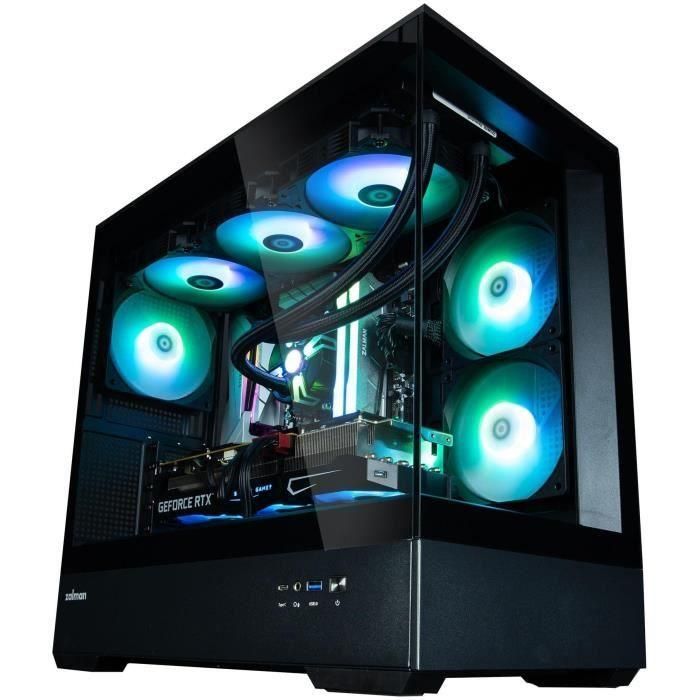 Caja de PC sin fuente de alimentación - ZALMAN P30 (Negro) - Torre media - Formato M-ATX 3 Caja de PC sin fuente de alimentación - ZALMAN P30 (Negro) - Torre media - Formato M-ATX 3