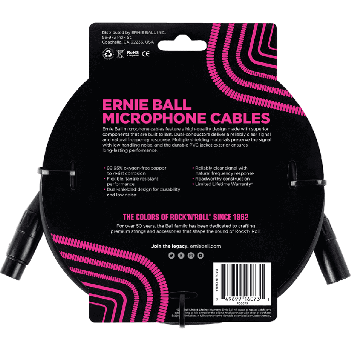 Cable Eb Micrófono Classic Xlr-Xlr - 7,62 M 1 Cable Eb Micrófono Classic Xlr-Xlr - 7,62 M 1