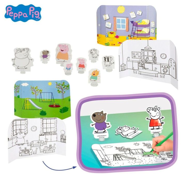 Juego Educativo Peppa Pig 23 x 31 x 9 cm (6 Unidades) 3 Juego Educativo Peppa Pig 23 x 31 x 9 cm (6 Unidades) 3