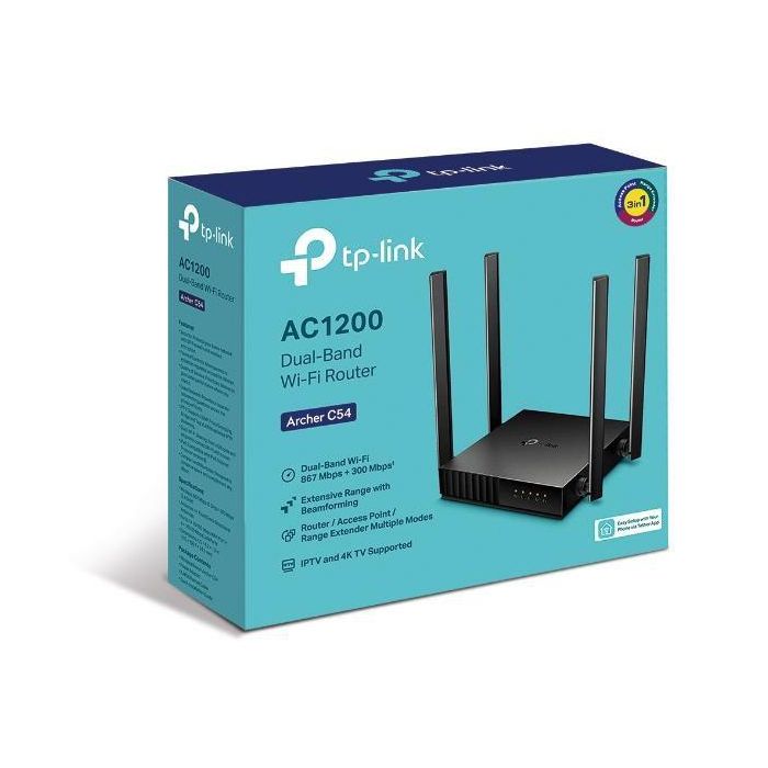 TP-Link Dual-band, IEEE 802.11ac/n/a, 5 GHz: 867 Mbps, MU-MIMO Router 3