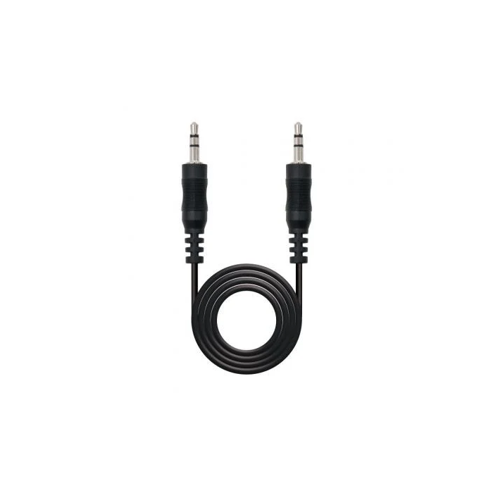 Nano Cable 10.24.0105 Cable Estéreo Jack 3.5 Macho a Jack 3.5 Macho 5m Negro